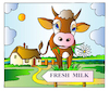 Cartoon: Fresh Milk (small) by Alexei Talimonov tagged country,life