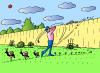 Cartoon: Garden Golf (small) by Alexei Talimonov tagged golf,garden