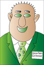 Cartoon: Green Party Member (small) by Alexei Talimonov tagged green,party