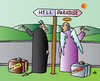 Cartoon: Hell and Paradise (small) by Alexei Talimonov tagged hell paradise