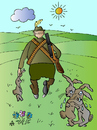 Cartoon: Hunter (small) by Alexei Talimonov tagged hunter