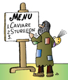 Cartoon: Menu Artist (small) by Alexei Talimonov tagged menu artist