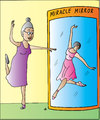 Cartoon: Miracle Mirror (small) by Alexei Talimonov tagged mirror,miracle