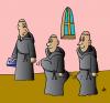 Cartoon: Monks (small) by Alexei Talimonov tagged monks,church