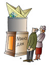 Cartoon: Noahs Ark (small) by Alexei Talimonov tagged noah ark