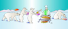 Cartoon: Polar bears (small) by Alexei Talimonov tagged ecology