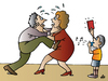 Cartoon: Quarrel (small) by Alexei Talimonov tagged quarrel