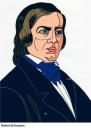 Cartoon: Robert Schumann (small) by Alexei Talimonov tagged composer,musician,music,robert,schumann