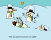 Cartoon: Snowmen (small) by Alexei Talimonov tagged winter,snow