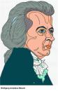 Cartoon: Wolfgang Amadeus Mozart (small) by Alexei Talimonov tagged composer,musician,music,wolfgang,amadeus,mozart