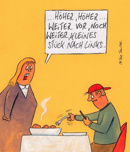 Cartoon: der goldene schuss (medium) by Peter Thulke tagged smartphone,jugend,alte,fernsehshow,smartphone,jugend,alte,fernsehshow