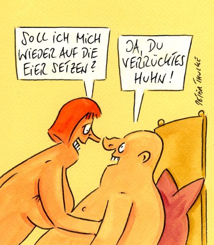 Cartoon: eier (medium) by Peter Thulke tagged liebe