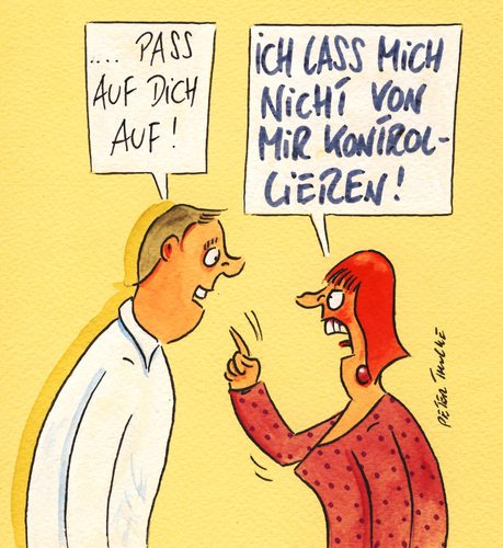 praktisch von Peter Thulke, Liebe Cartoon