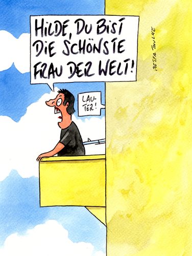 Cartoon: lauter (medium) by Peter Thulke tagged ehe,ehe