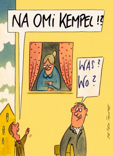 Cartoon: naomi campbell (medium) by Peter Thulke tagged mode