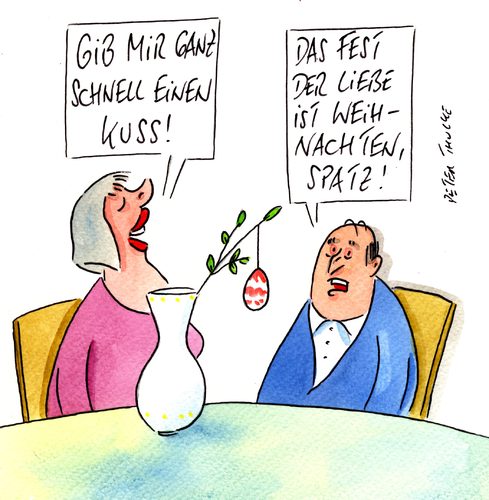 Cartoon: ostern 2 (medium) by Peter Thulke tagged ostern,ostern
