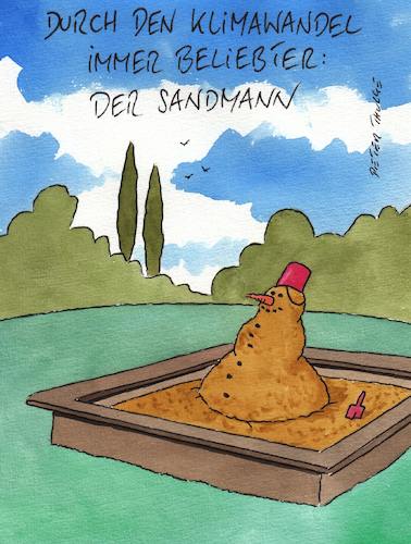 Cartoon: sandmann (medium) by Peter Thulke tagged klimaerwärmung,klimaerwärmung