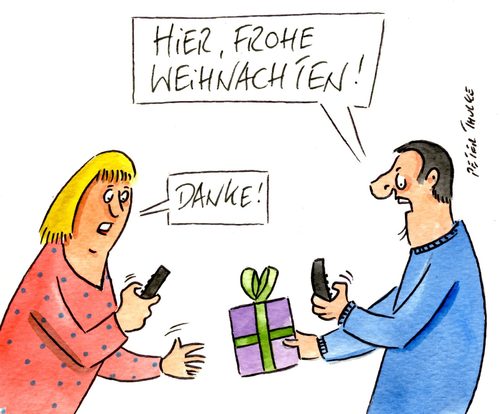 Cartoon: weihnachten2 (medium) by Peter Thulke tagged weihnachten,weihnachten