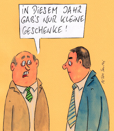 Cartoon: weihnachten (medium) by Peter Thulke tagged keine,keine