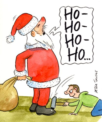 Cartoon: weihnachtsmann (medium) by Peter Thulke tagged weihnachtsmann,weihnachten,weihnachten,weihnachtsmann