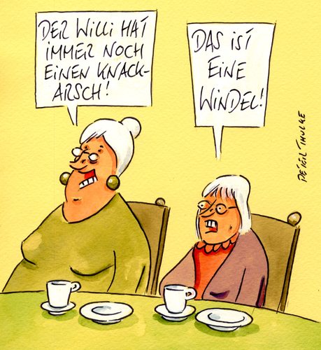 Cartoon: windel (medium) by Peter Thulke tagged alter,alter