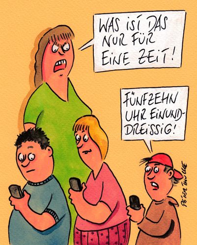 Cartoon: zeit (medium) by Peter Thulke tagged handy,handy