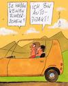 Cartoon: autodidakt (small) by Peter Thulke tagged auto