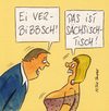 Cartoon: ei verbibbsch (small) by Peter Thulke tagged sexismus