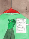 Cartoon: grüner strom (small) by Peter Thulke tagged grüner,strom