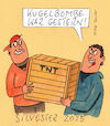 Cartoon: kugelbombe (small) by Peter Thulke tagged kugelbombe