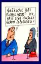 Cartoon: nietzsche (small) by Peter Thulke tagged nietzsche