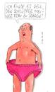 Cartoon: tragen (small) by Peter Thulke tagged unterwäsche