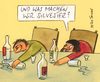 Cartoon: was silvester (small) by Peter Thulke tagged silvester