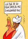 Cartoon: zugewandert (small) by Peter Thulke tagged zuwanderung,liebe