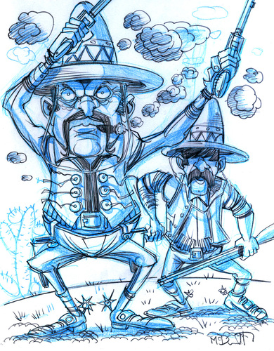 Cartoon: Mexicans (medium) by Cartoons and Illustrations by Jim McDermott tagged mexicans,sketchbook