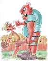 Cartoon: Bully (small) by Cartoons and Illustrations by Jim McDermott tagged kids,baseball,sports,school