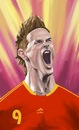Cartoon: Fernando Torres (small) by sanjuan tagged torres fernando socer futbol