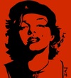 Cartoon: Marilyn Guevara (small) by sanjuan tagged che,guevara,marilyn,monroe,cuba