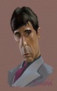 Cartoon: Scarface (small) by sanjuan tagged film,theater