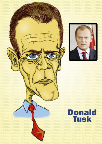 Cartoon: Donald tusk (medium) by sebtahu4 tagged politics,donald,tusk,poland