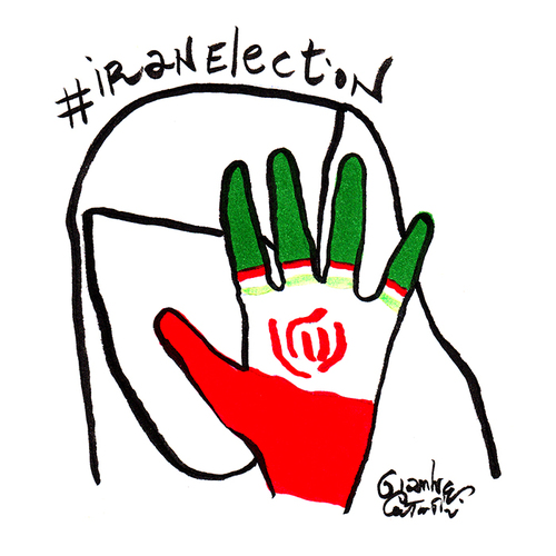 Cartoon: IRAN election 01 (medium) by Political Comics tagged iranelection,2013,election,iran