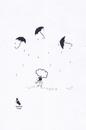 Cartoon: Black Umbrellas (small) by adimizi tagged cizgi