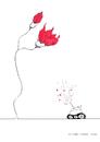 Cartoon: flower and war (small) by adimizi tagged cizgi
