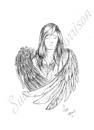 Cartoon: angel (small) by Suat Serkan Celmeli tagged angel