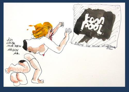 Cartoon: Ich lolte (medium) by Professioneller Dilettantismus tagged sprache,
