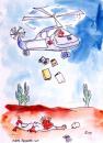 Cartoon: Fly (small) by ZLATKO KRSTEVSKI tagged fly heli desert 