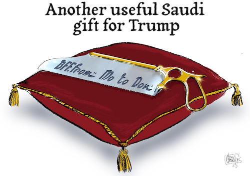Another useful Saudi gift for Tr Another useful Saudi gift for Tr