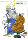Cartoon: Darwin (small) by jean gouders cartoons tagged darwin,evolution,jean,gouders
