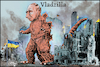 Cartoon: Vladzilla (small) by jean gouders cartoons tagged putin,ukrain,war
