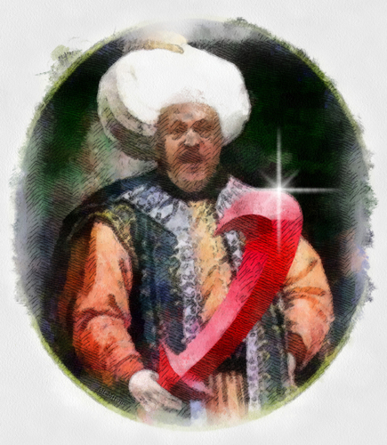 Cartoon: Des Sultans Schwert (medium) by Alf Miron tagged afd,erdogan,türkei,merkel,deutschland,wahl,union,europäische,flüchtlinge,nationalismus,flüchtlingsgipfel,eu